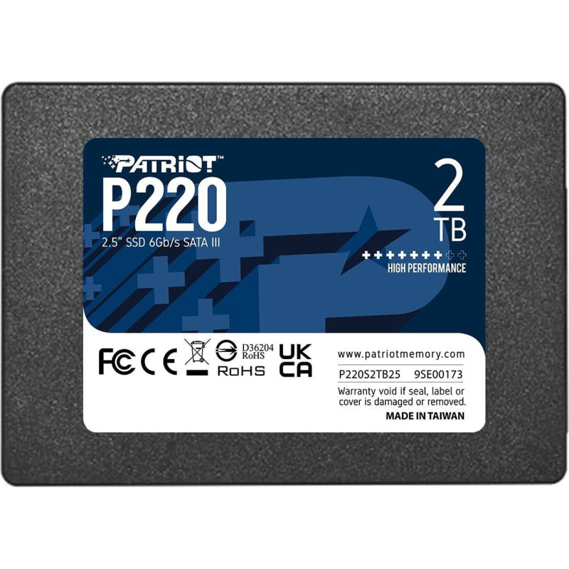 Patriot SSD Patriot P220 2TB 2.5" SATA III (P220S2TB25)