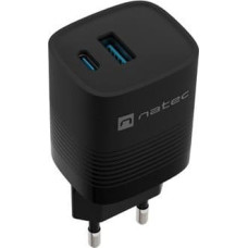 Natec Ribera USB Charger, 1x USB-A, 1x USB-C, 300 W | NUC-2141