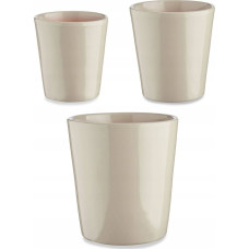 Ibergarden Zestaw doniczek ceramicznych CONICAL, 3 sztuki