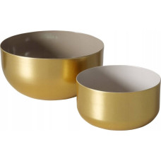Boltze Złote misy dekoracyjne, 2 sztuki