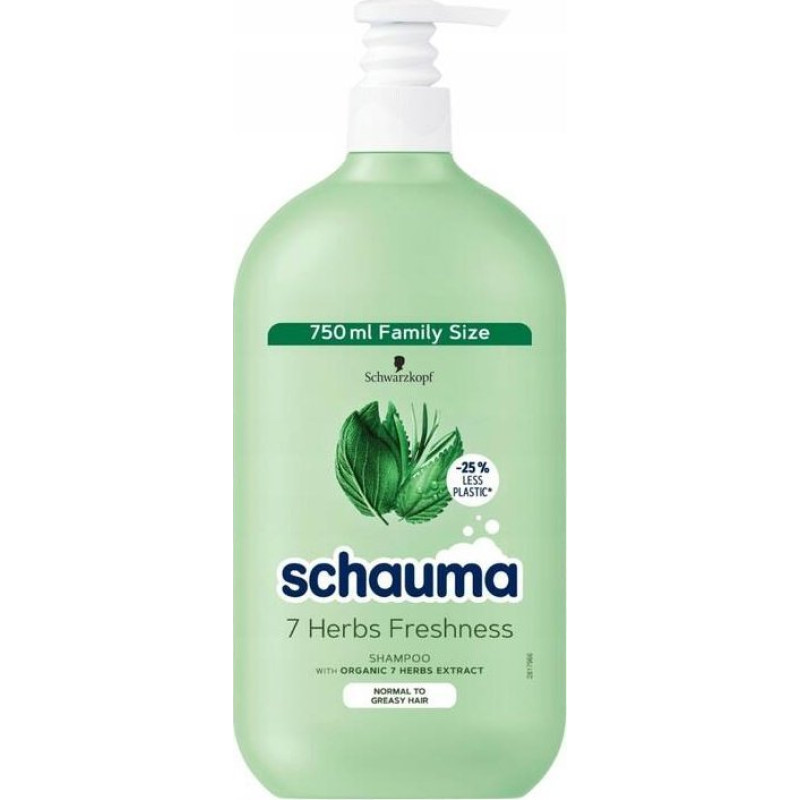 Schauma schauma 7 Herbs Freshness szampon do włos&oacute;w przetłuszczających się i normalnych 750ml