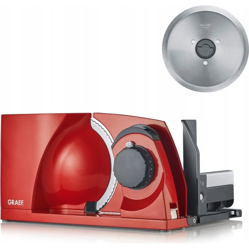 Graef Składana krajalnica elektryczna Graef MYtiny Twin (Czerwona)