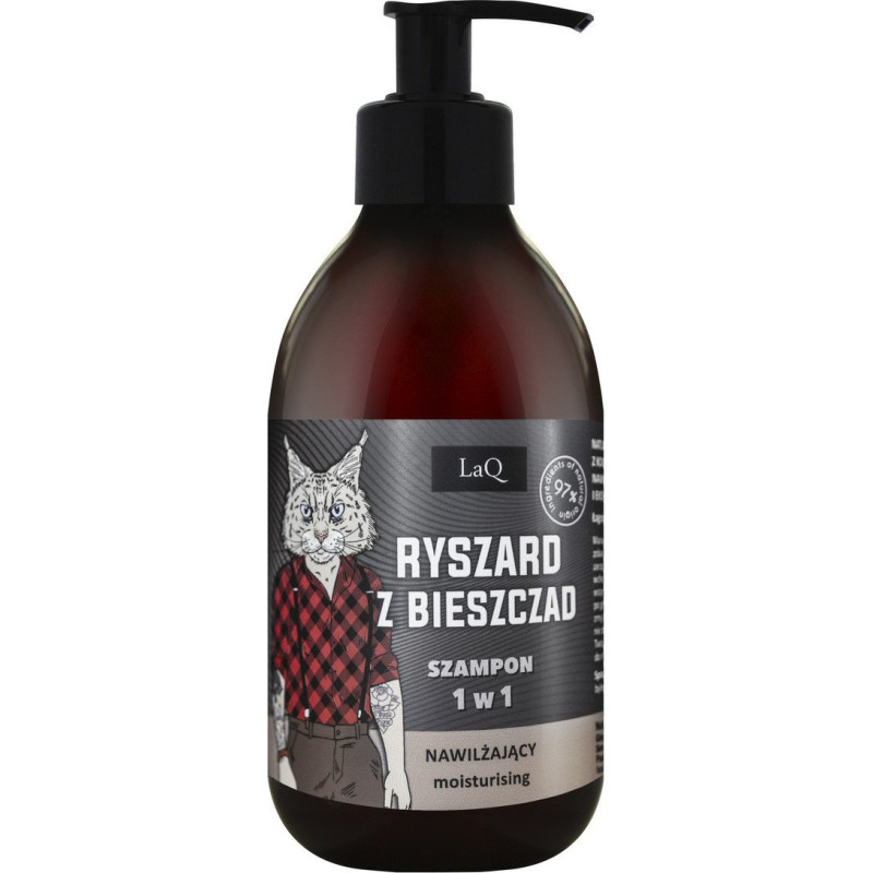 LAQ _Ryszard z Bieszczad szampon nawilżający 1w1 300ml
