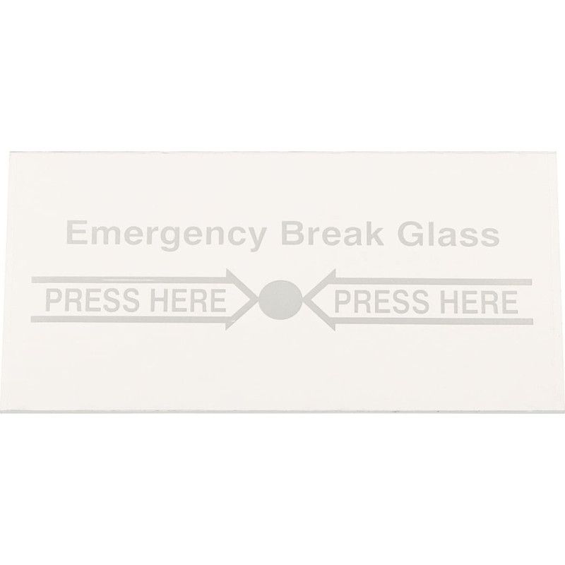 Babyliss Zapasowa szybka PW-C1/GLASS do przycisk&oacute;w awaryjnego otwierania drzwi