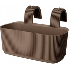 Dlgtp Doniczka na kwiaty, balkonowa z uchwytem, 21 x 29 cm