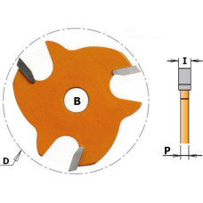 CMT Frēzes asmens Z3 TCT F=8 D=47.6X6, CMT