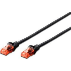 Digitus DIGITUS DK-1512-015/BL DIGITUS Patch cord cable UTP, CAT.5E, black, 1.5m 15 LGW