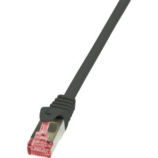 Logilink CAT 6 Patchcord S/FTP PIMF Black 0.5M (CQ2023S)