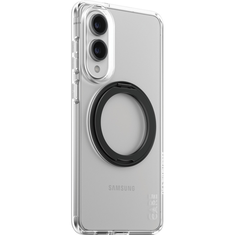 Panzerglass CARE by &reg; Feature Case Transparent w. Black Kickstand & Qi Compatible Samsung S25 Edge mobilo telefonu apvalks Aploksne Caurspīdīgs