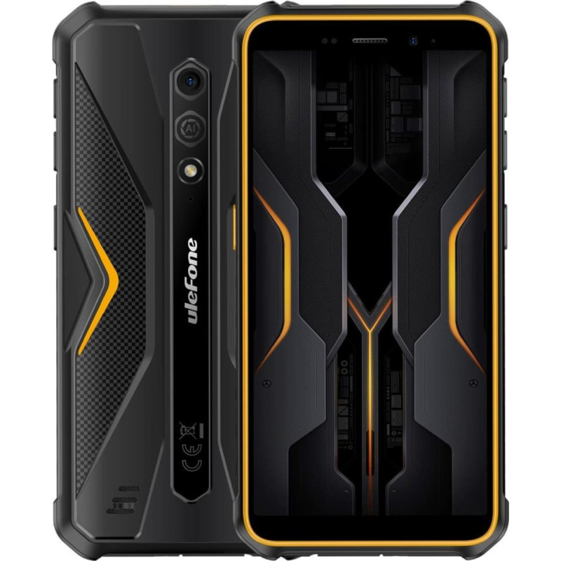 Ulefone Smartphone Ulefone Armor X12 4G Helio A22 3GB 32GB, Some Orange [No Charger]