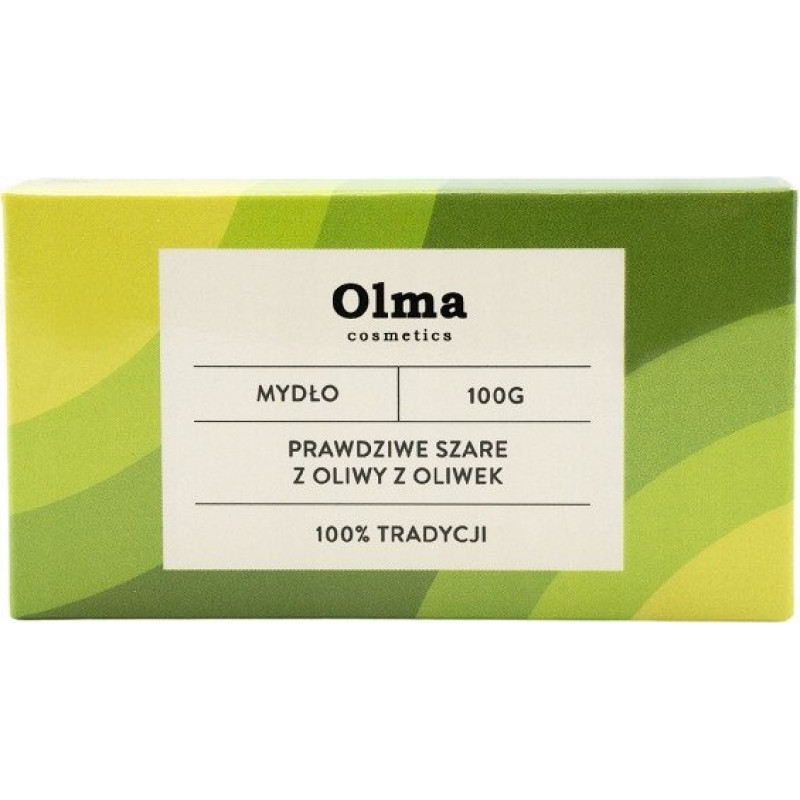 Ws Naturalne Mydła Wiedeńskie OLMA COSMETICS_Prawdziwe szare mydło z oliwy z oliwek 100g