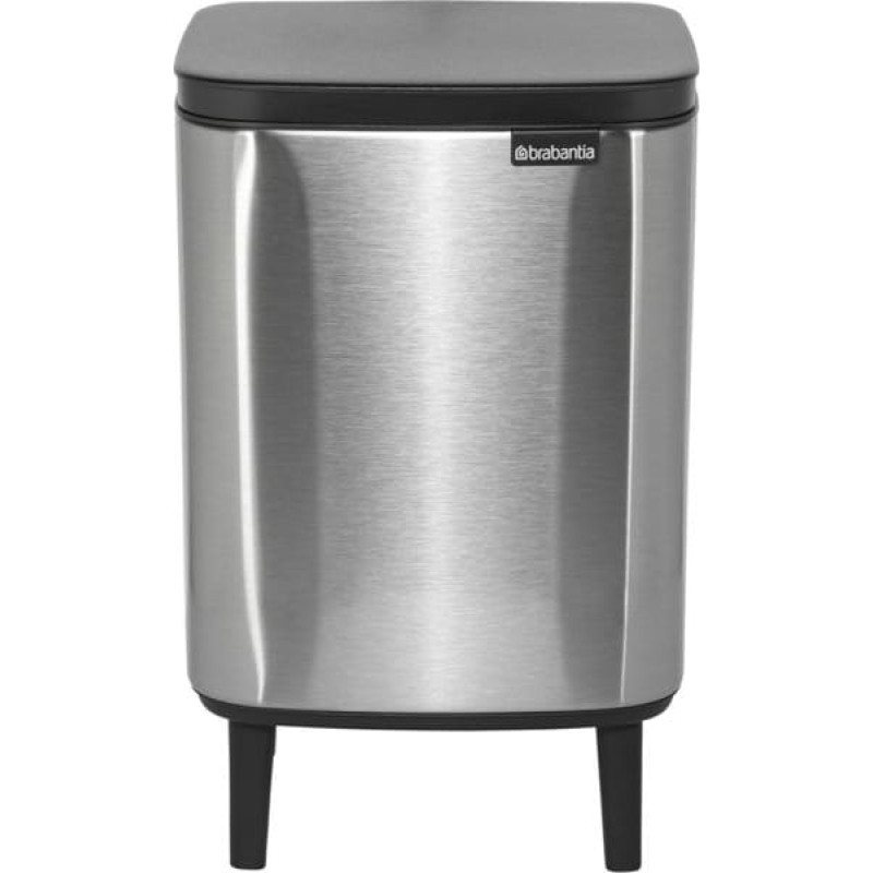 Brabantia BO M&uuml;lleimer HI 7 l Matt Steel Fingerprint Proof