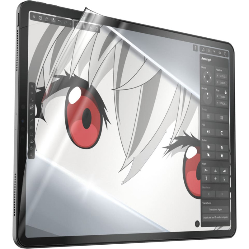 Panzerglass Tablet case PanzerGlass PanzerGlass GraphicPaper iPad Pro 12.9" (18,20,21) Anti Glare, Case Friendly, Antibacterium