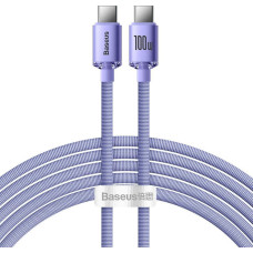 Baseus USB cable Baseus USB-C - USB-C 2 m Purple (baseus_2022022413433)