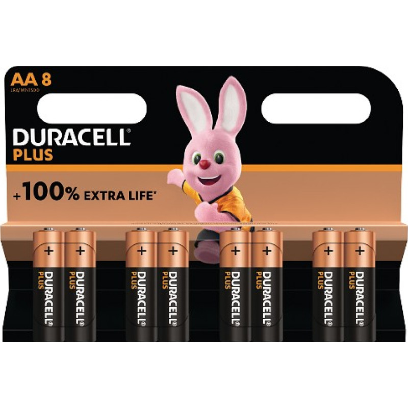 Duracell 1x8 Duracell Plus Power Boost Mignon MN1500 AA LR6 1,5V
