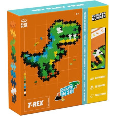 Plus Plus PLUS-PLUS PUZZLE BY NUMBER T-REX - 250 ELEMENT&Oacute;W