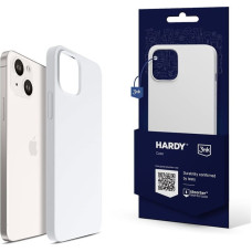 3MK Etui Hardy Silicone MagCase Silver-White Apple iPhone 15 Plus