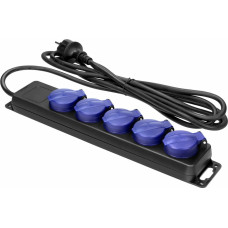 Orno PRZEDŁUŻACZ WARSZTAT 5x GNIAZD 2P+Z 3m IP44 GUMA 3x1,5mm2