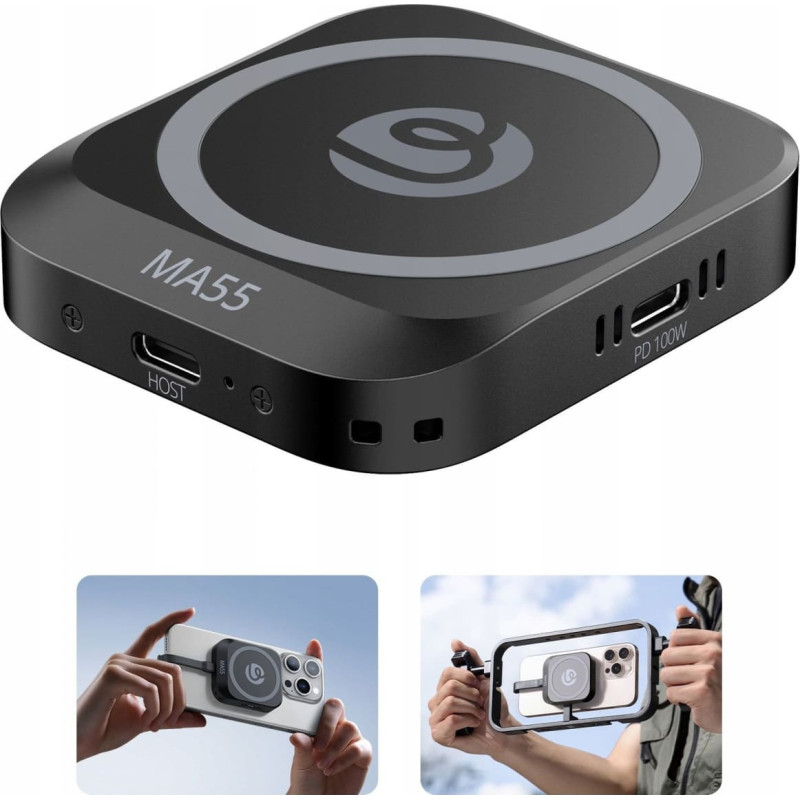 Ulanzi Magnetyczna Obudowa Uchwyt Na Dysk Ssd Do Telefonu Usb-c Chłodzenie Ulanzi / Ma55 / M097