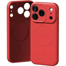 Mercury Goospery Etui Mercury Semi-Silicone MagSafe do iPhone 17 Pro czerwony