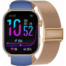 Gravity SMARTWATCH UNISEX GRAVITY GT28-8 - ROZMOWY BLUETOOTH, DODATKOWY PASEK (sg037g)