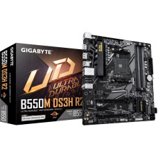 Gigabyte Mainboard|GIGABYTE|AMD B550|SAM4|Micro-ATX|Memory DDR4|Memory slots 4|B550MDS3HR2