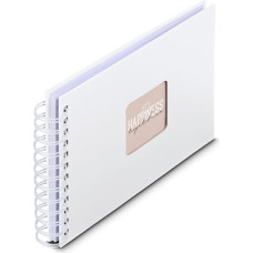 Hama Fine Art  Spiral wei&szlig; 24x17 50 wei&szlig;e Seiten    9842