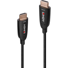 Lindy Fibre Optic Hybrid HDMI 2.1 8K60 Cable Black, 20 Meters, AOC Cable