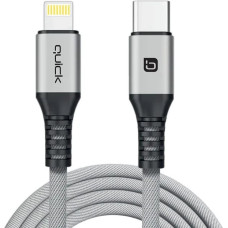 Quick Kabel USB Quick USB-C - Lightning 1.5 m Szary (4752168141236)