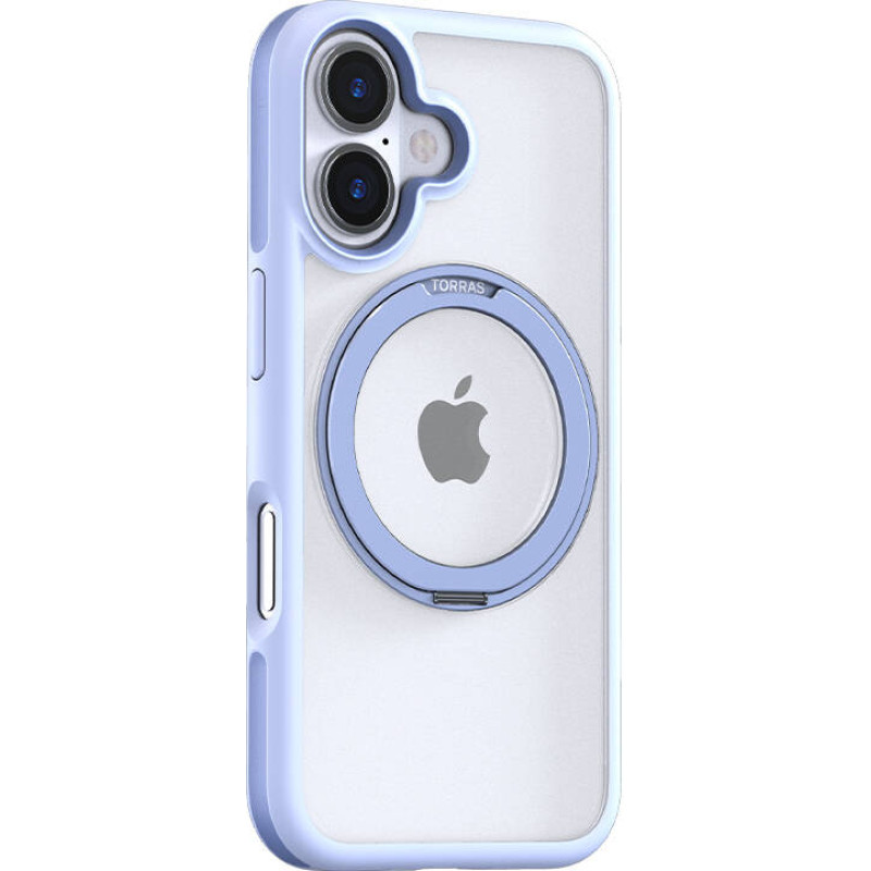 Torras Ostand R Fusion Series Case for iPhone 16 (light blue)