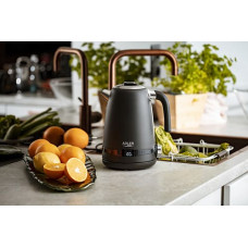 Adler | Kettle | AD 1295b | Electric | 2200 W | 1.7 L | Stainless steel | 360&deg; rotational base | Black