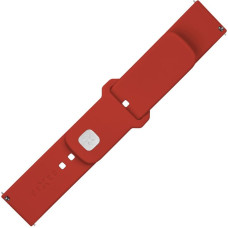 Fixed | Sporty Strap Set with Quick Release 22mm for Smartwatch | 160-235 mm | Red | Silicone