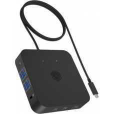 Icybox ICY BOX IB-DK4090-C 12in1, 3x HDMI,LAN,USB