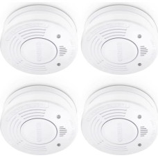 Alecto Rauchmelder mit 10 Jahren Batterielaufzeit, 4er-Pack