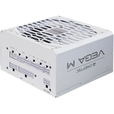 Chieftec Vega M 750W White, PC power supply white, 1x 12 pin high power GPU, 4x PCIe, cable management, 750 watts