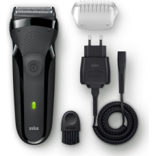 Braun | Shaver | 300s 3-Flex Series 3 | Operating time (max) 20 min | NiMH | Black