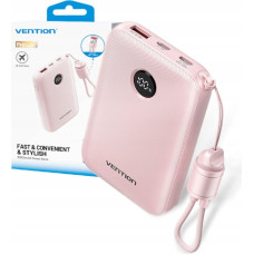 Vention POWER BANK USB 10000MAH 22.5W/PINK FKAP0-C VENTION