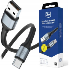 3MK Kabel 3MK Hyper Cable N-SERIES USB-A do USB-C 2m 9V/2A 18W czarny