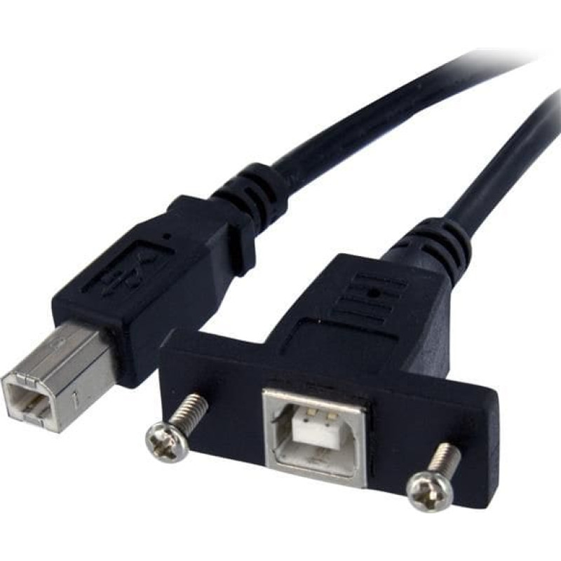 Startech Kabel USB StarTech USB-B - 0.9 m Czarny (USBPNLBFBM3)