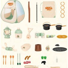 Bounn Zestaw kempingowy dla dzieci z namiotem i akcesoriami