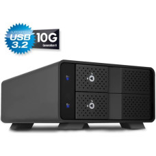 Fantec MB-X2U31H 2x 3,5  housing