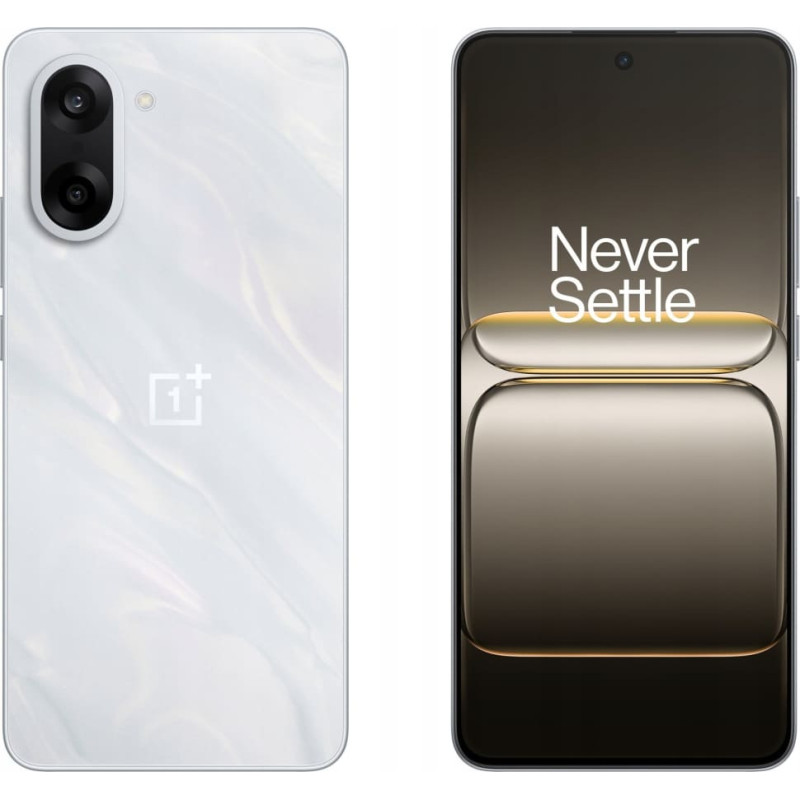 Oneplus Nord CE5 | Marble Mist | 6.77 " | Fluid AMOLED | 1080 x 2392 pixels | Mediatek | Internal RAM 8 GB | 128 GB | Dual SIM | 4G | Main camera resolution 50+8 MP | Secondary camera resolution 16 MP | Android | 15 | 5200 mAh