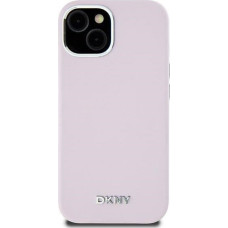 Dkny DKNY DKHMP14SSMCHLP iPhone 14 / 15 / 13 6.1" r&oacute;żowy/pink hardcase Liquid Silicone Small Metal Logo MagSafe