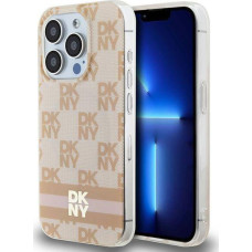 Dkny DKNY DKHMP13LHCPTSP iPhone 13 Pro / 13 6.1" r&oacute;żowy/pink hardcase IML Checkered Mono Pattern & Printed Stripes MagSafe