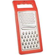 Flat grater with 3 blade types, red 25.3x11x2.8cm VN-YMJ-BQQ02R VANORA