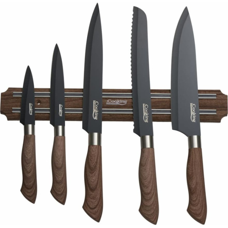 Kitchen knife set with magnetic rack PERFECTO 6pcs HR-EVI-PR6 HEINNER