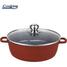 Pot aluminum with ceramic coating 8.8L 36x9.5 cm HR-JLG-J36JCR, COOKING BY HEINNER