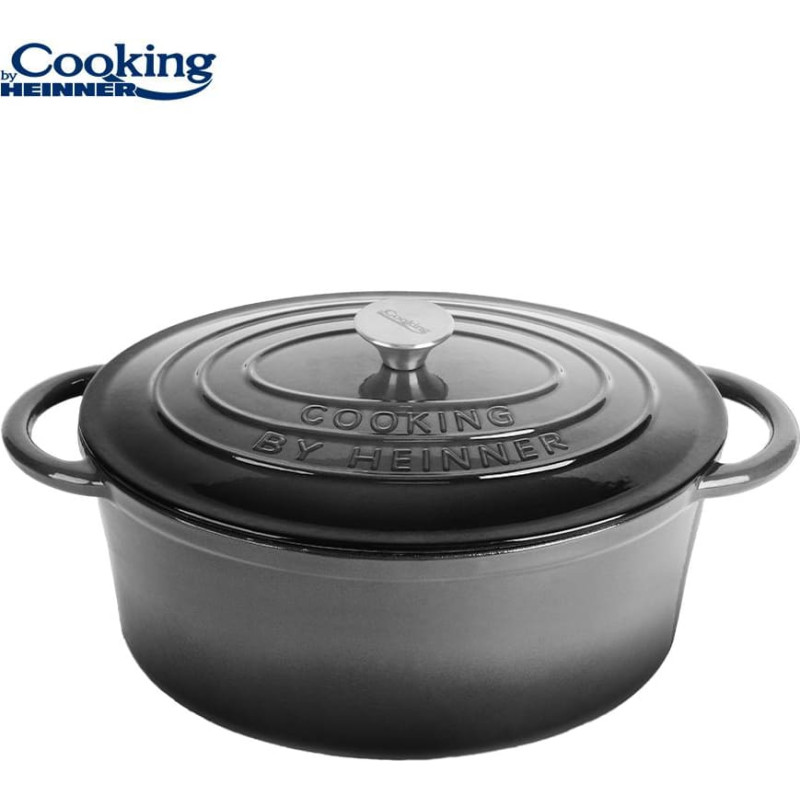 Pot enameled cast iron 6L 33x26.5x11.5cm HR-ZVC-S26OV HEINNER