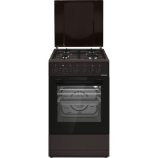 Kombinētā gāzes plīts HFSC-S60LITGC-BRW HEINNER