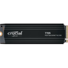 Crucial SSD|CRUCIAL|T705|1TB|M.2|PCIe Gen5|NVMe|Write speed 10200 MBytes/sec|Read speed 13600 MBytes/sec|TBW 600 TB|CT1000T705SSD5